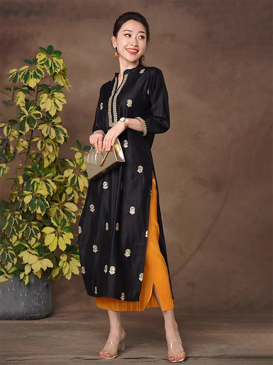 M-3XL Plus Indian Dress For Women Tops Blouse Ropa De La India Kurta Pakistani Dress Kurti India Clothes Ethnic Style
